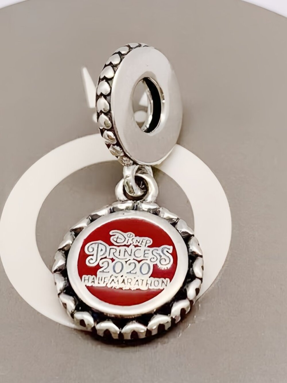 Pandora Disney Princess 2020 13.1K , Half Marathon S925 ALE, Dangle Pendant